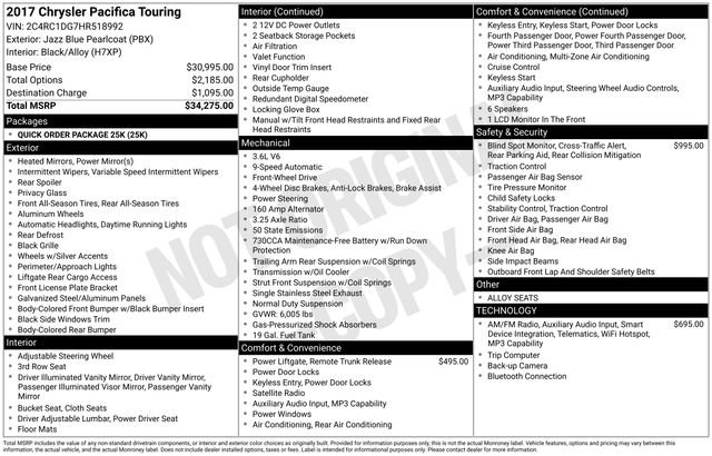 Used 2017 Chrysler Pacifica Touring image 12