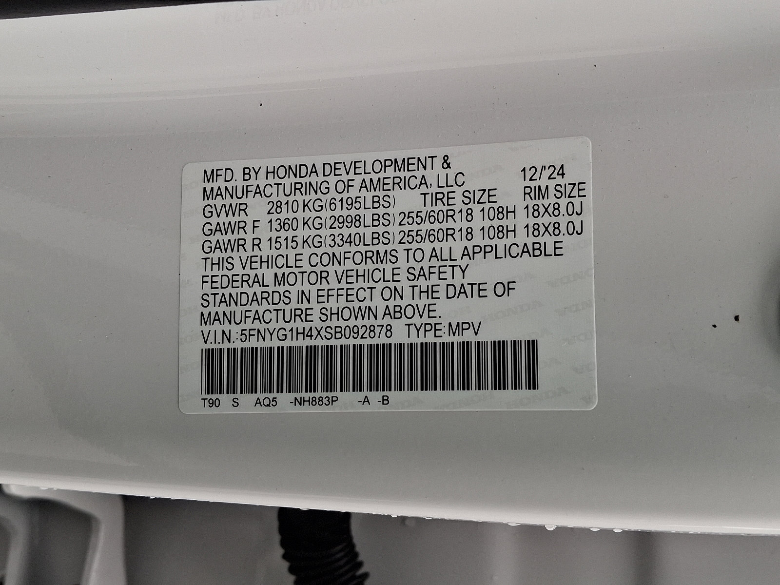 New 2025 Honda Pilot EX-L image 10