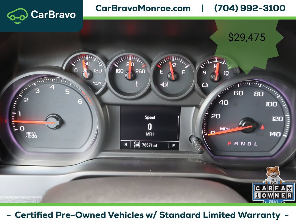 Certified 2020 Chevrolet Silverado 1500 Custom w/ Custom Value Package AWD/4WD image 29