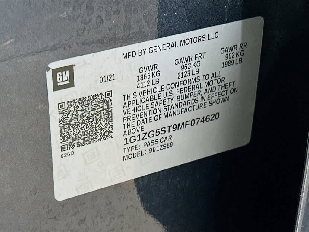Used 2021 Chevrolet Malibu RS FWD image 22
