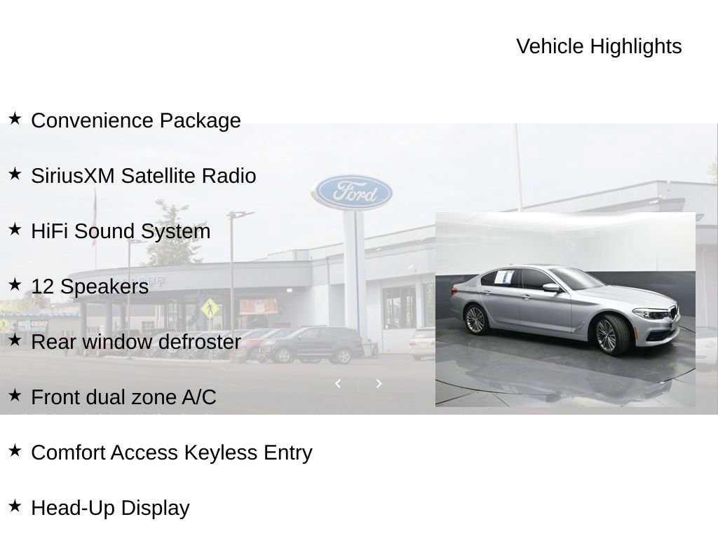 Used 2019 BMW 530i xDrive w/ Convenience Package image 20