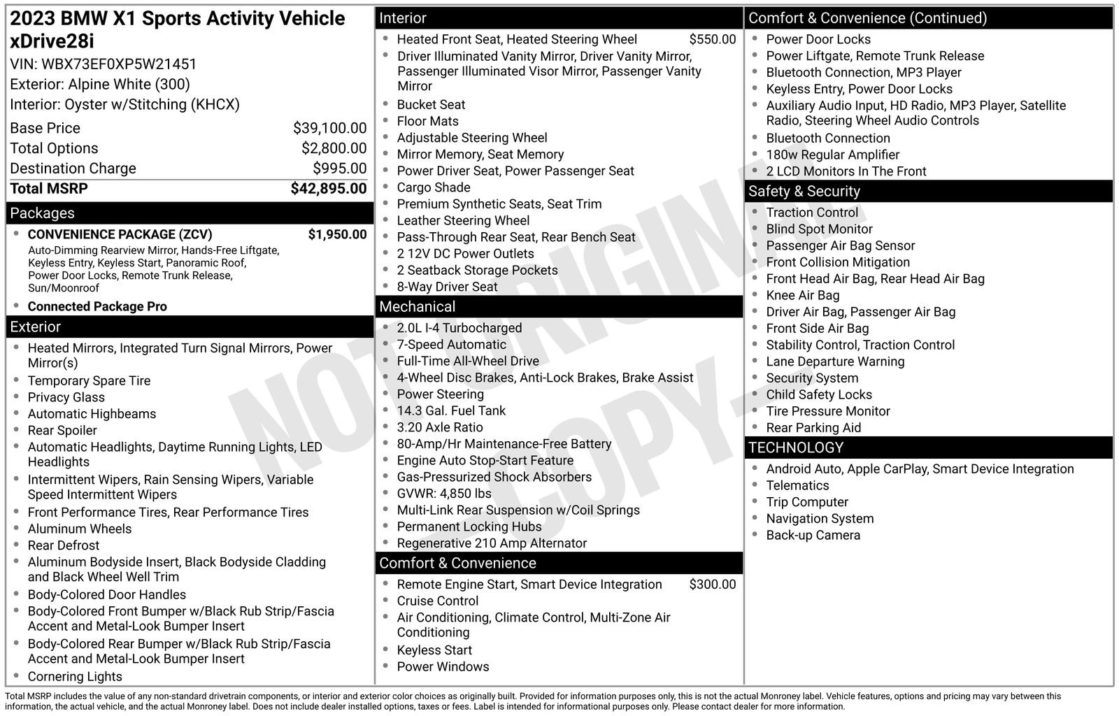 Used 2023 BMW X1 xDrive28i w/ Convenience Package image 6