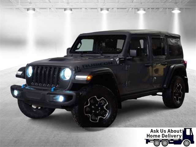 Used 2021 Jeep Wrangler Unlimited Rubicon 4xe w/ Advanced Safety Group