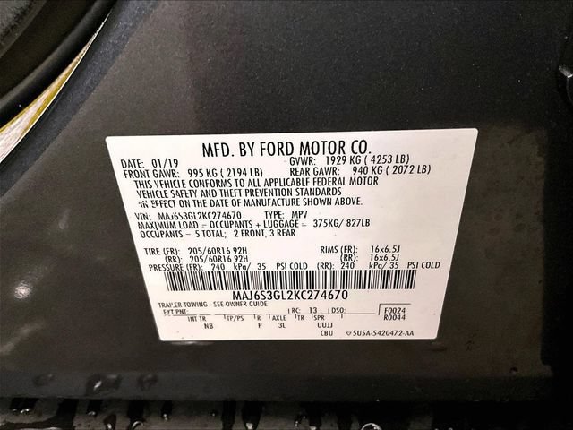 Used 2019 Ford EcoSport SE AWD/4WD image 32