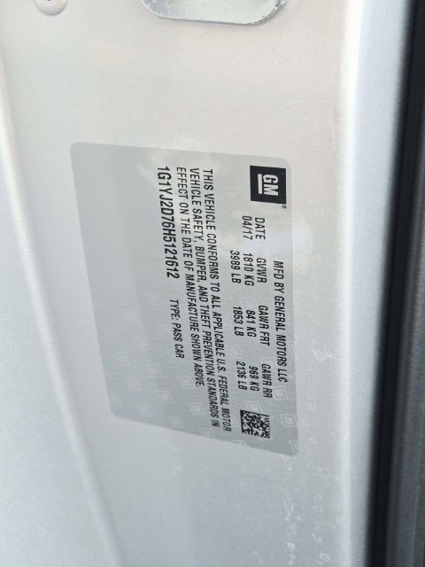 Certified 2017 Chevrolet Corvette Stingray Coupe RWD image 33