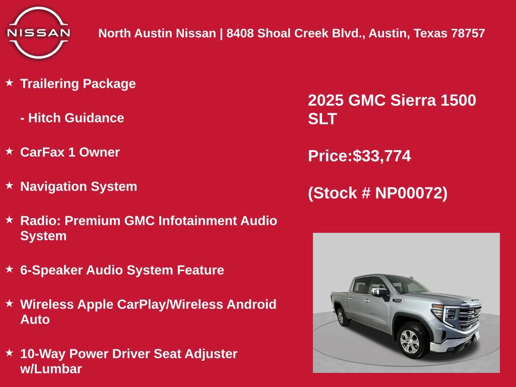 Used 2025 GMC Sierra 1500 SLT RWD image 11