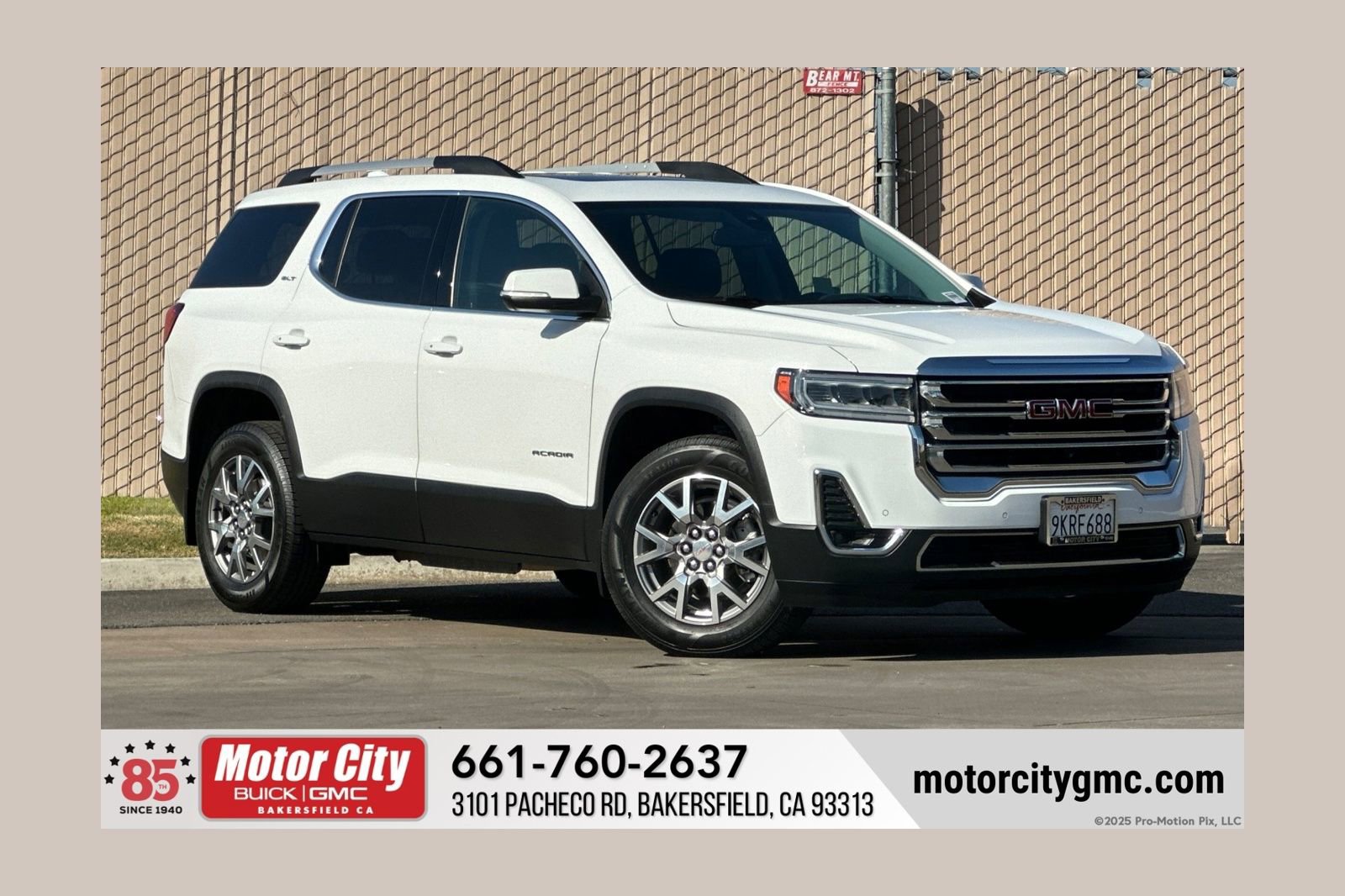 Certified 2021 GMC Acadia SLT w/ Technology Package