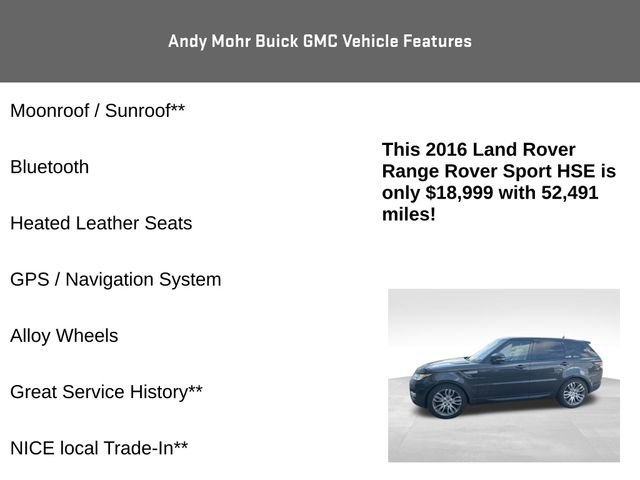 Used 2016 Land Rover Range Rover Sport HSE image 4