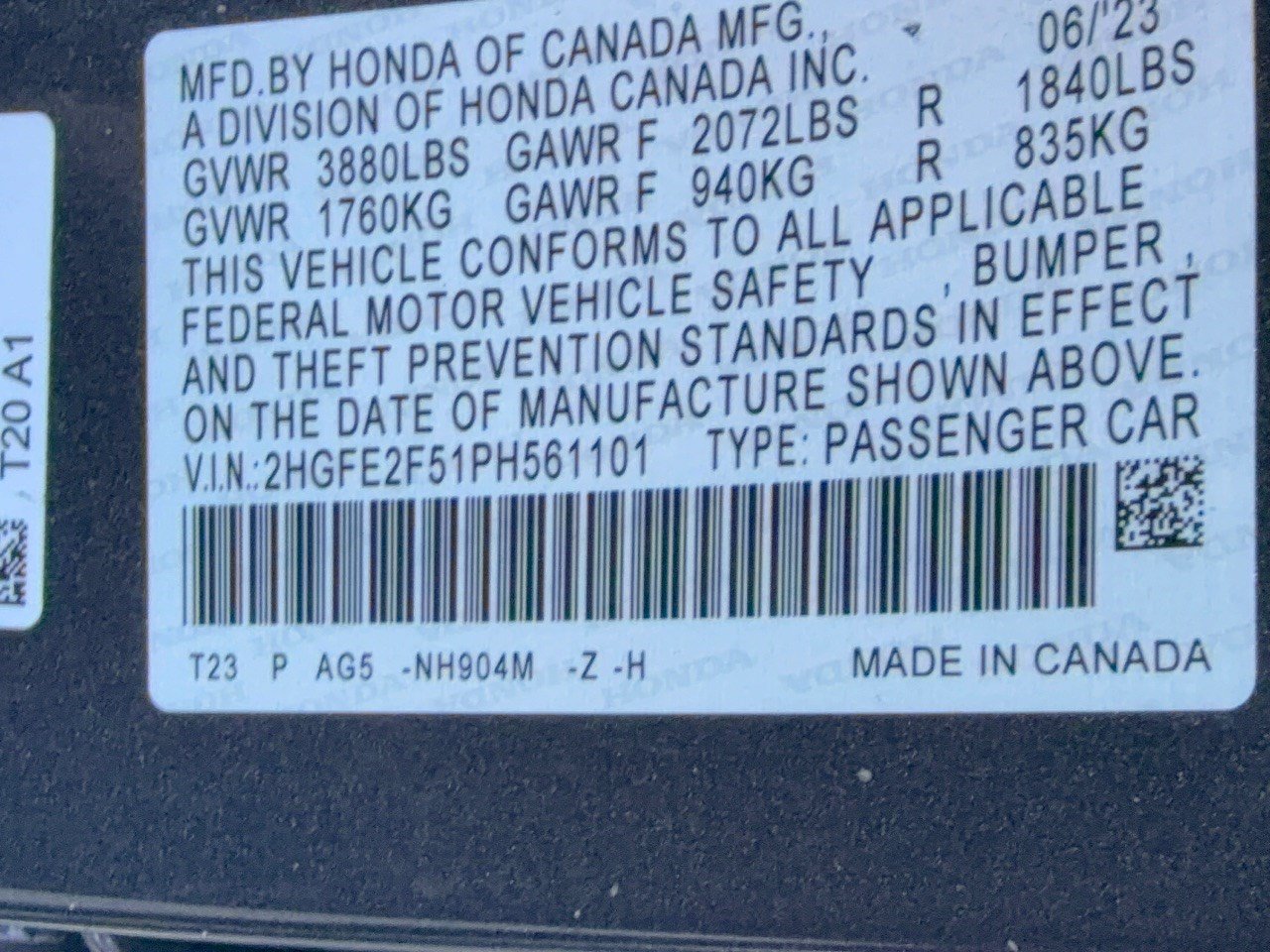 Used 2023 Honda Civic Sport image 32