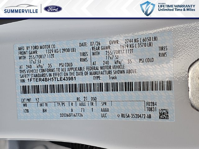 New 2026 Ford Ranger XL RWD image 35