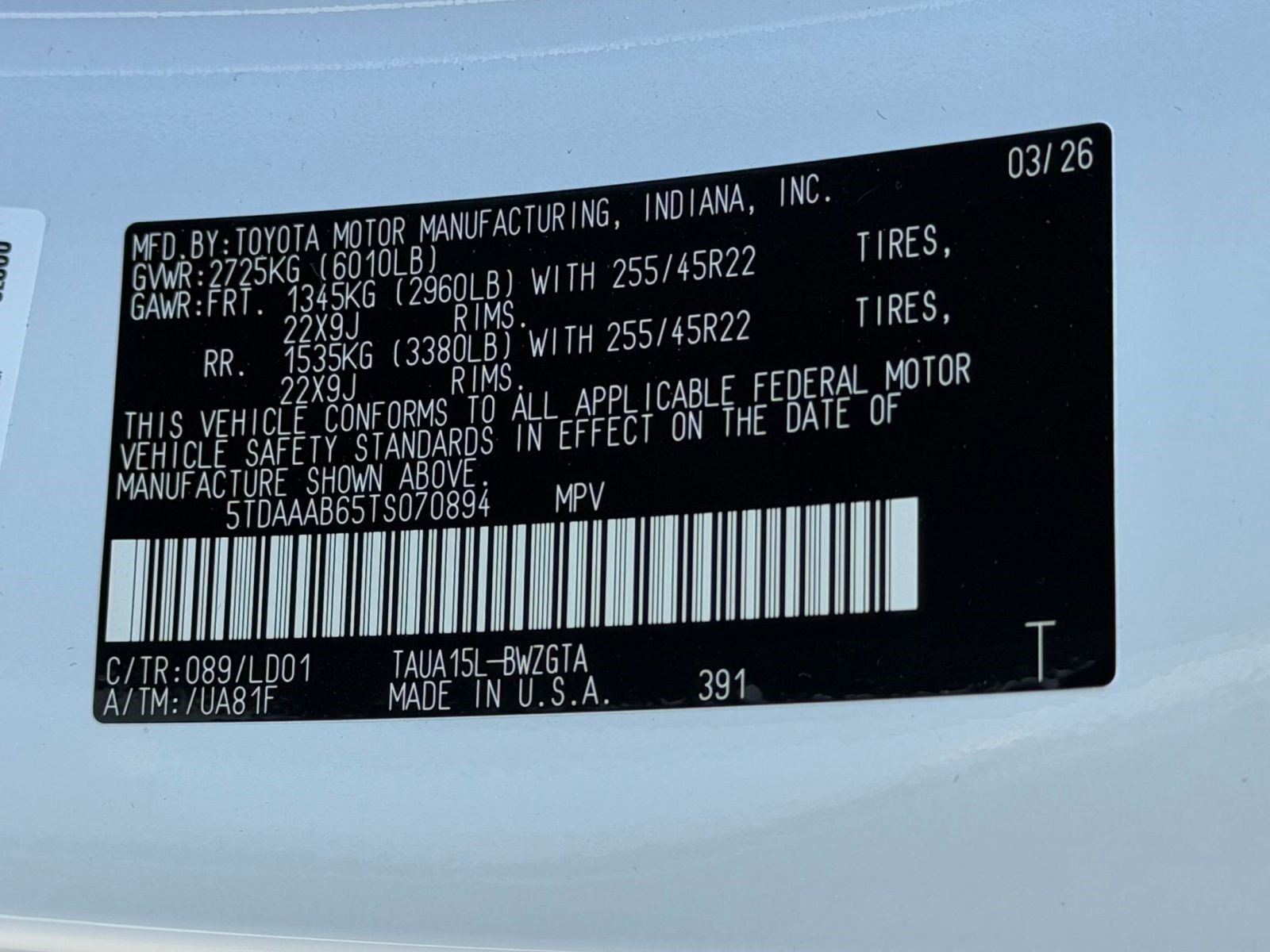 New 2026 Lexus TX 350 AWD image 18