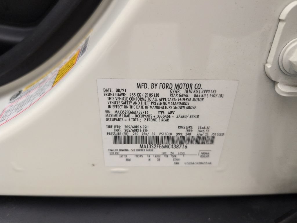 Certified 2021 Ford EcoSport S FWD image 39