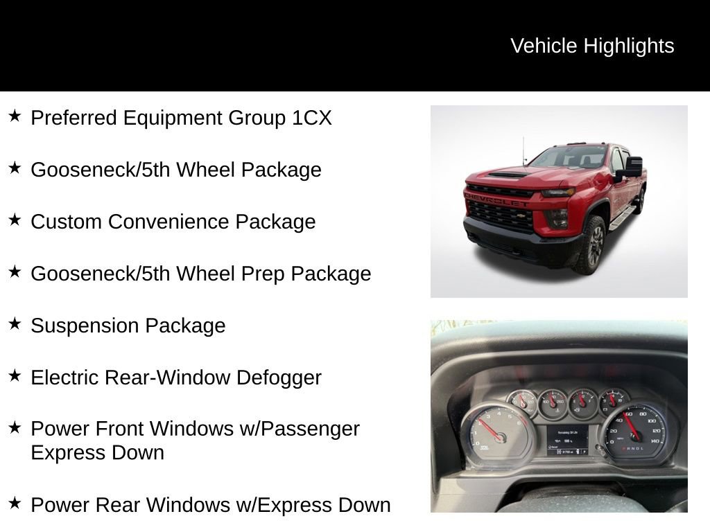 Used 2023 Chevrolet Silverado 2500 Custom w/ Gooseneck/5TH Wheel Package image 2