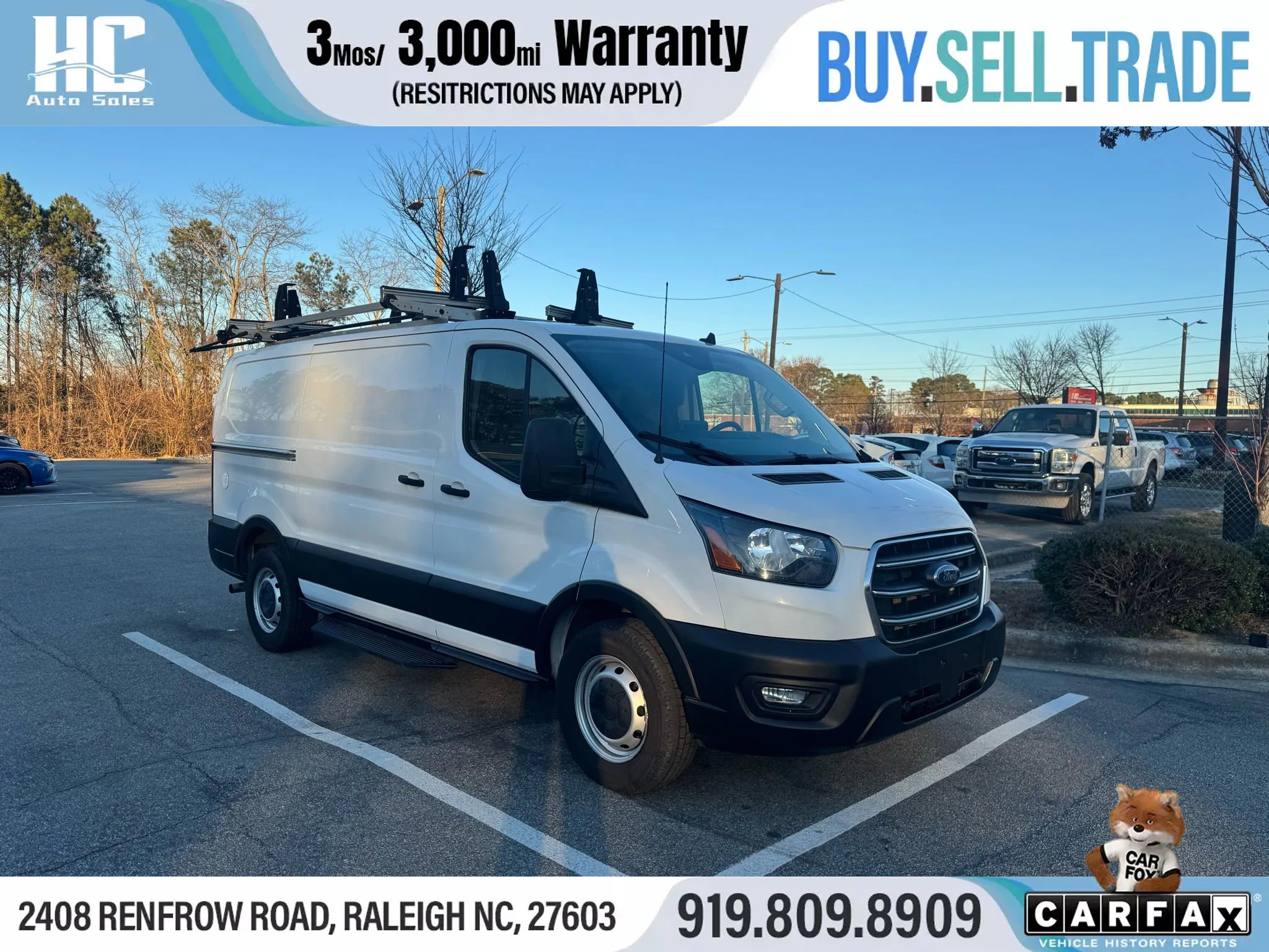 Used 2020 Ford Transit 250 Low Roof w/ Upfitter Package image 10