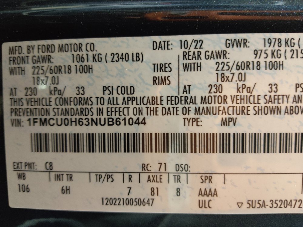 Used 2022 Ford Escape SEL w/ Technology Package image 33