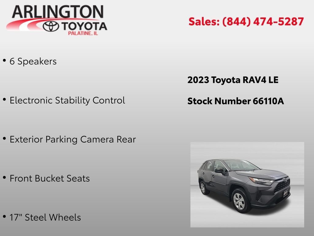 Used 2023 Toyota RAV4 LE AWD/4WD image 4