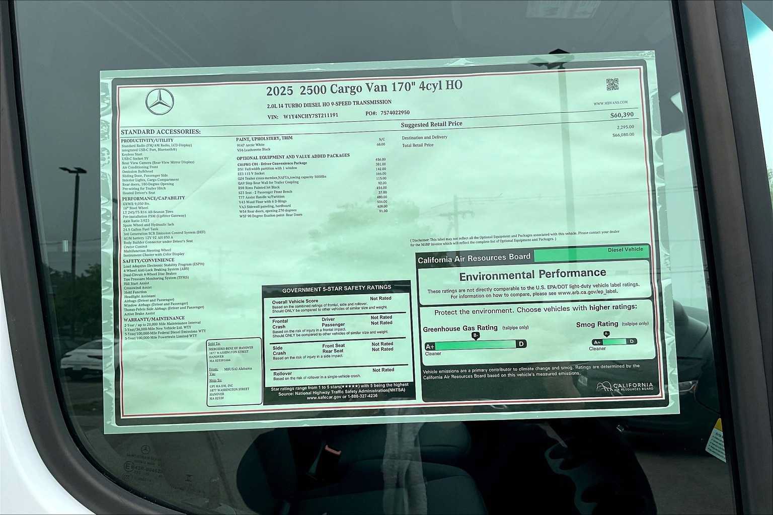 New 2025 Mercedes-Benz Sprinter 2500 image 17