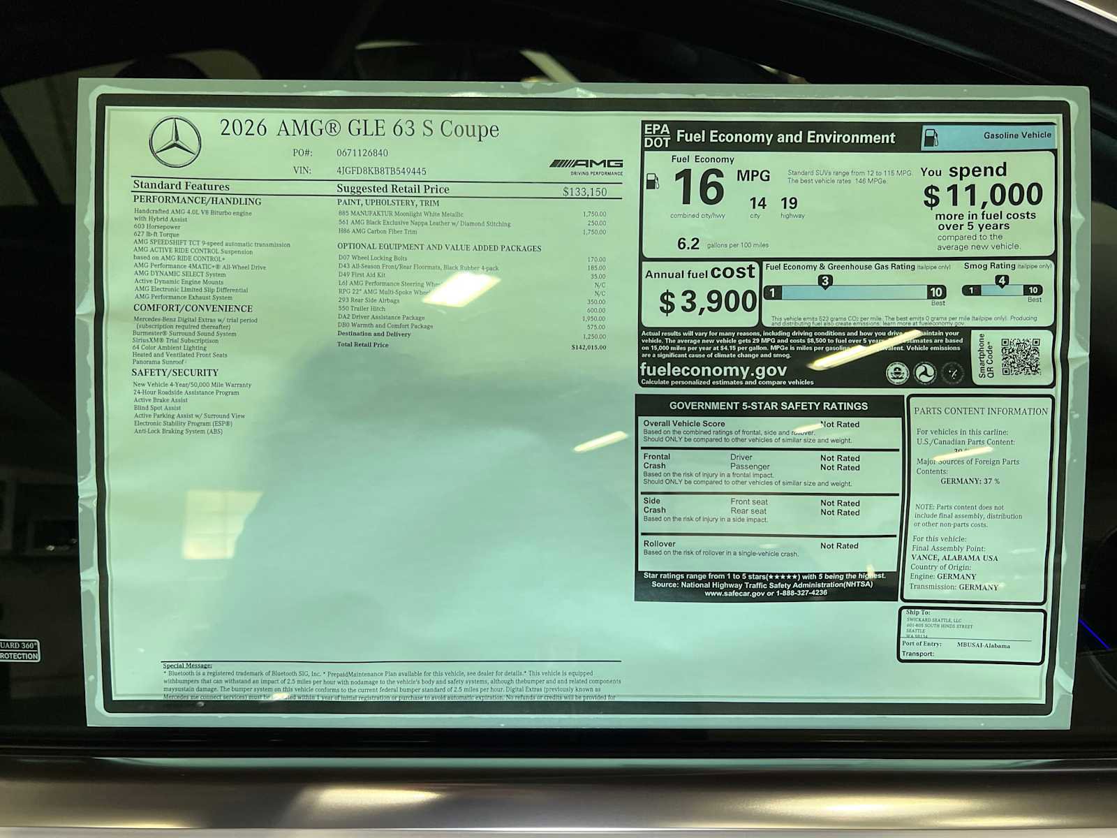 New 2026 Mercedes-Benz GLE 63 AMG S image 44