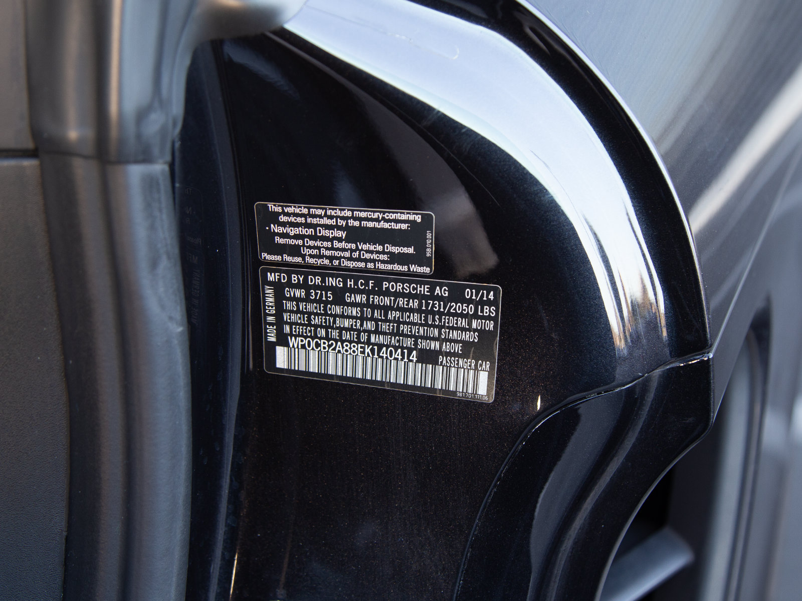 Certified 2014 Porsche Boxster S RWD image 14