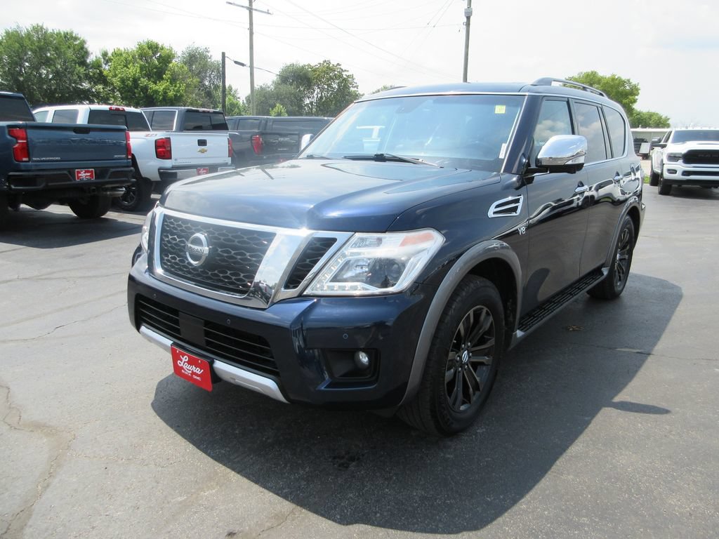 Used 2017 Nissan Armada Platinum w/ Captain Seat Package AWD/4WD image 10