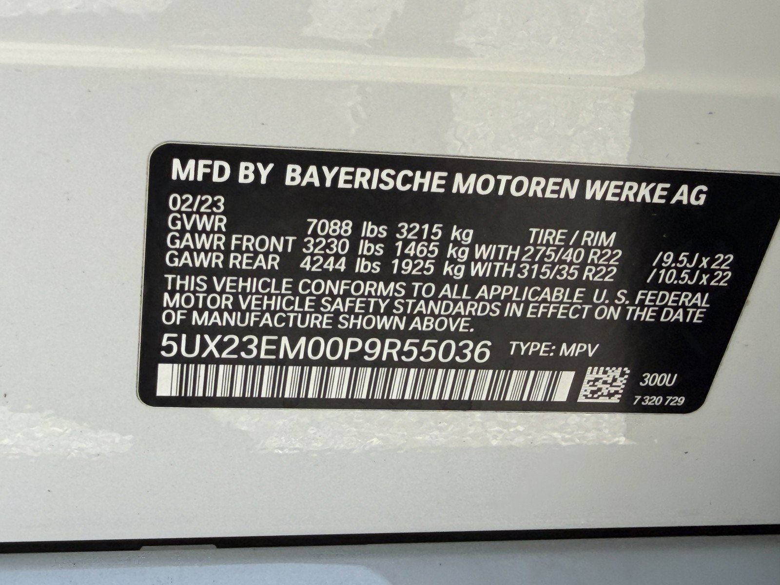 Certified 2023 BMW X7 xDrive40i w/ M Sport Package AWD/4WD image 39