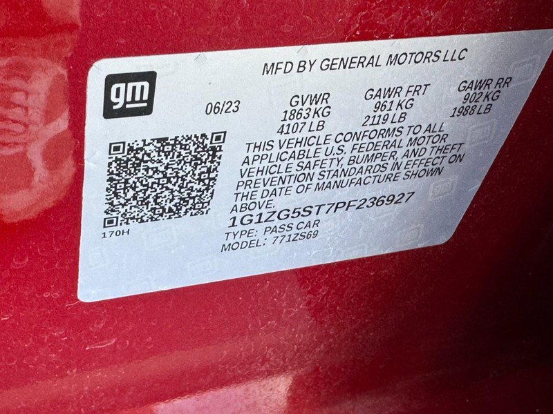 Used 2023 Chevrolet Malibu RS w/ LPO, Floor Liner Package image 23