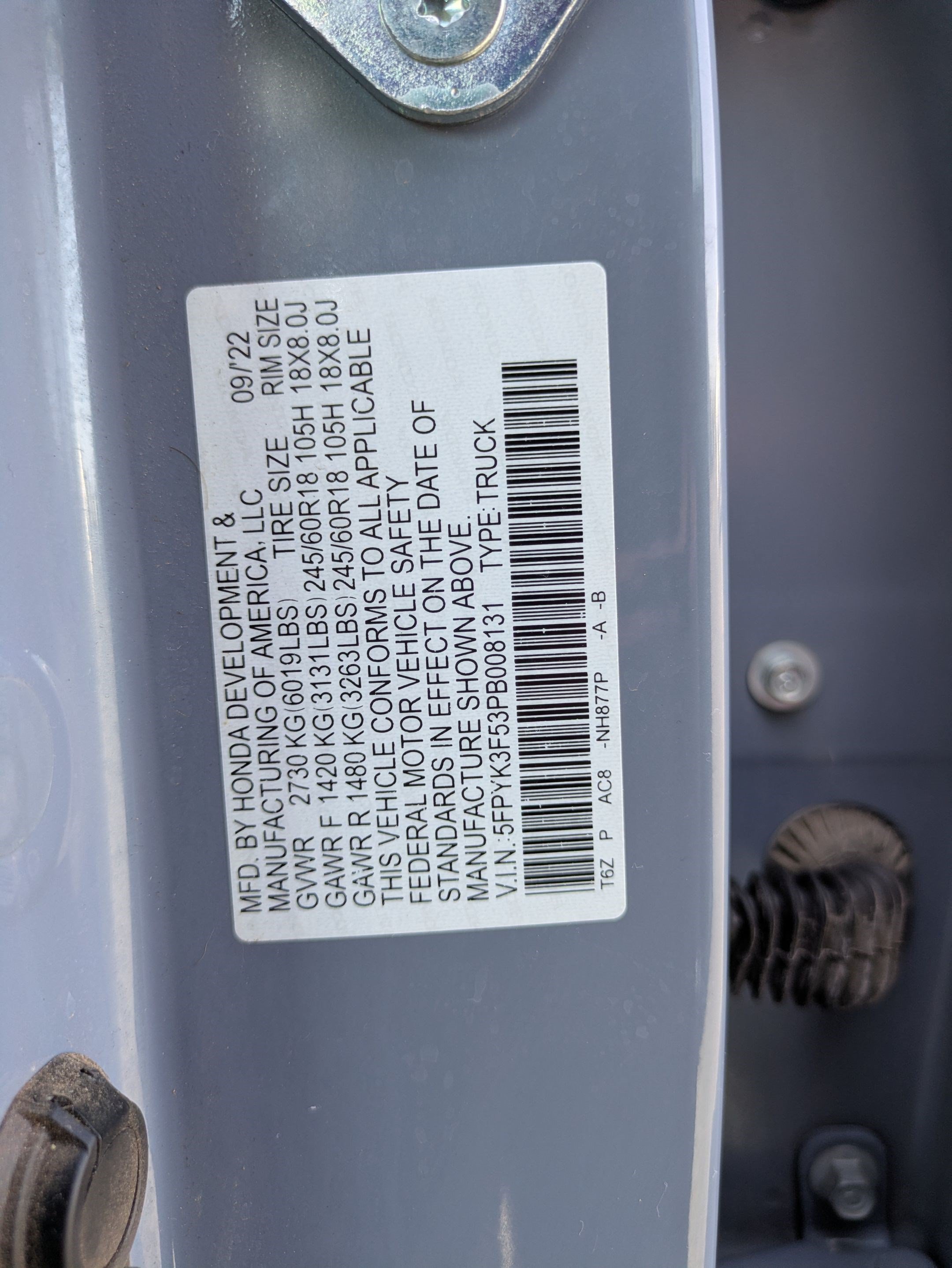 Used 2023 Honda Ridgeline RTL image 34