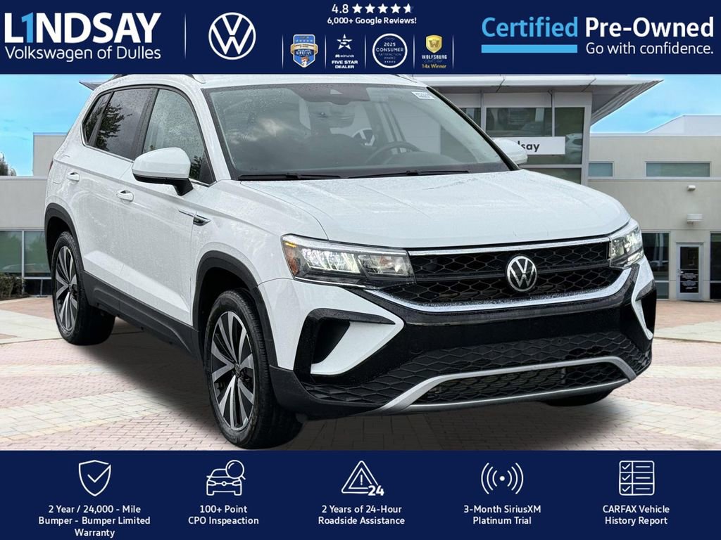Certified 2022 Volkswagen Taos SE w/ IQ.Drive SE Package