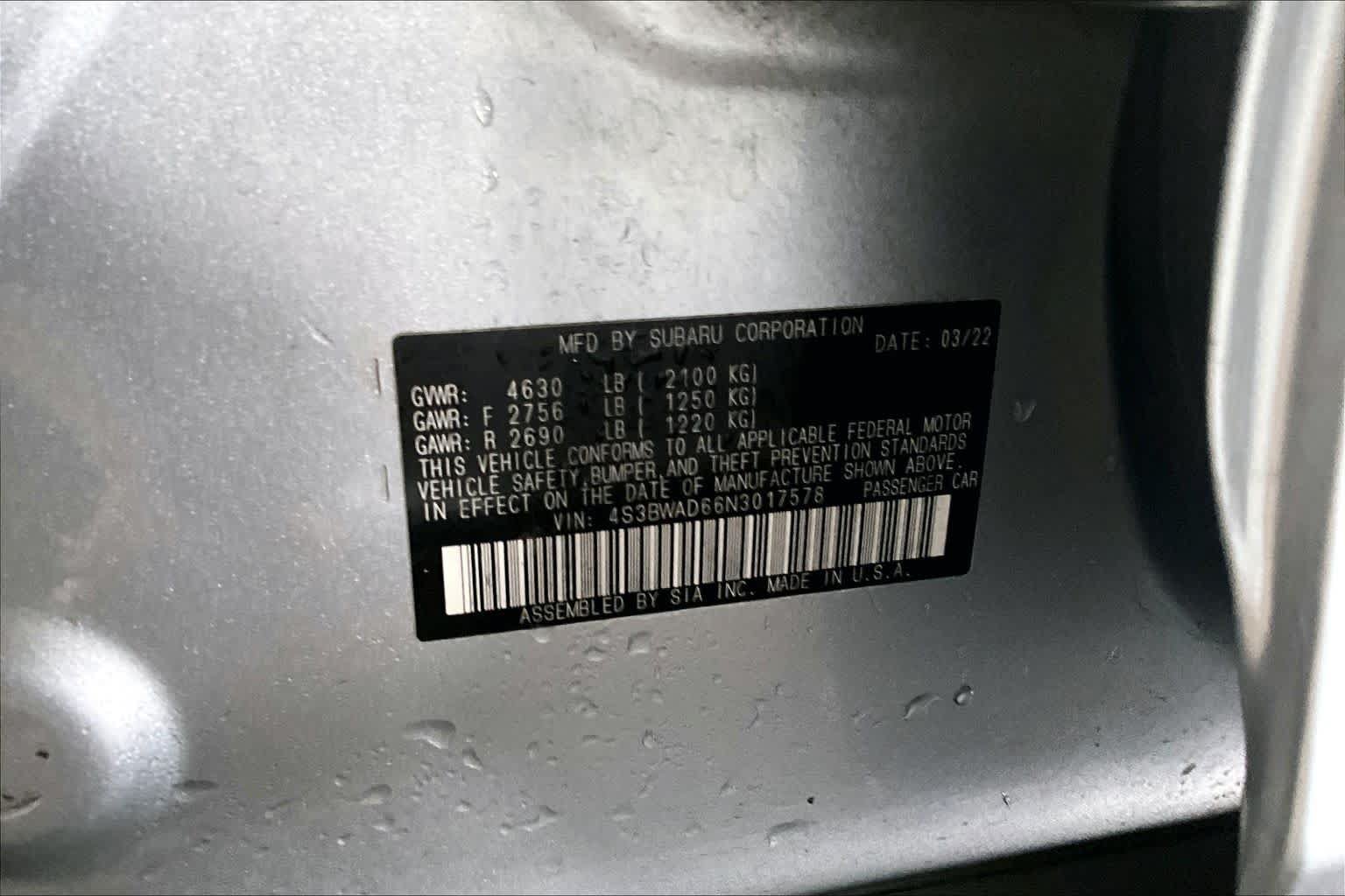 Used 2022 Subaru Legacy Premium AWD/4WD image 32