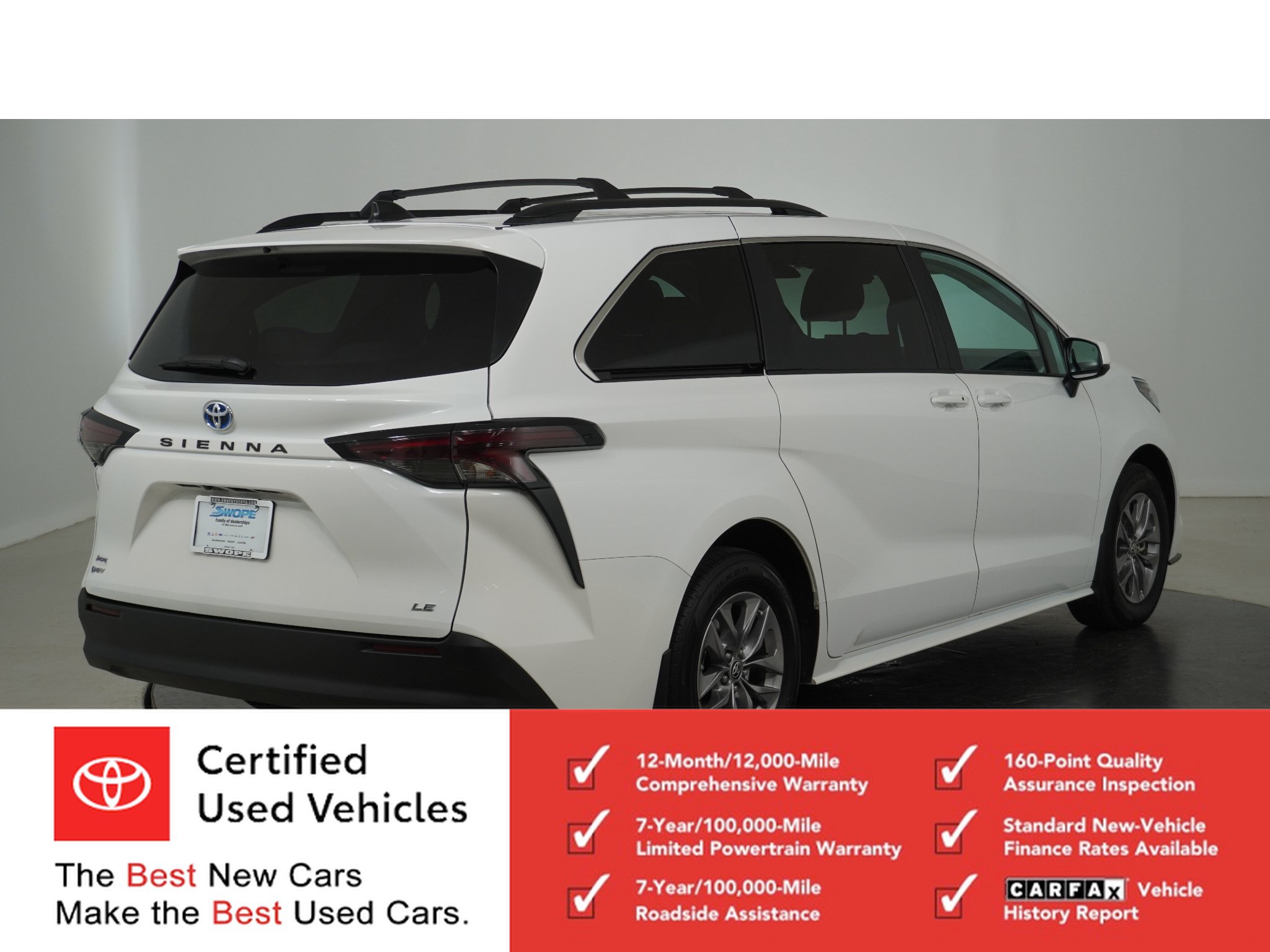 Certified 2025 Toyota Sienna LE w/ LE Plus Package FWD image 3