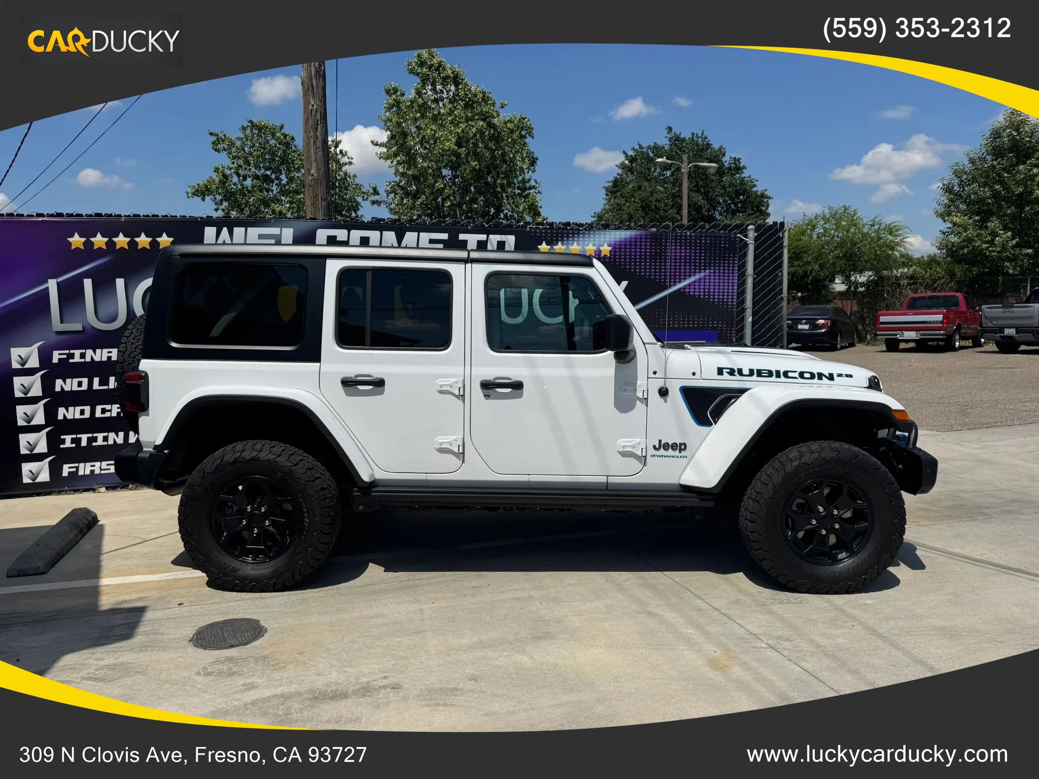 Used 2023 Jeep Wrangler Unlimited Rubicon 4xe AWD/4WD image 2