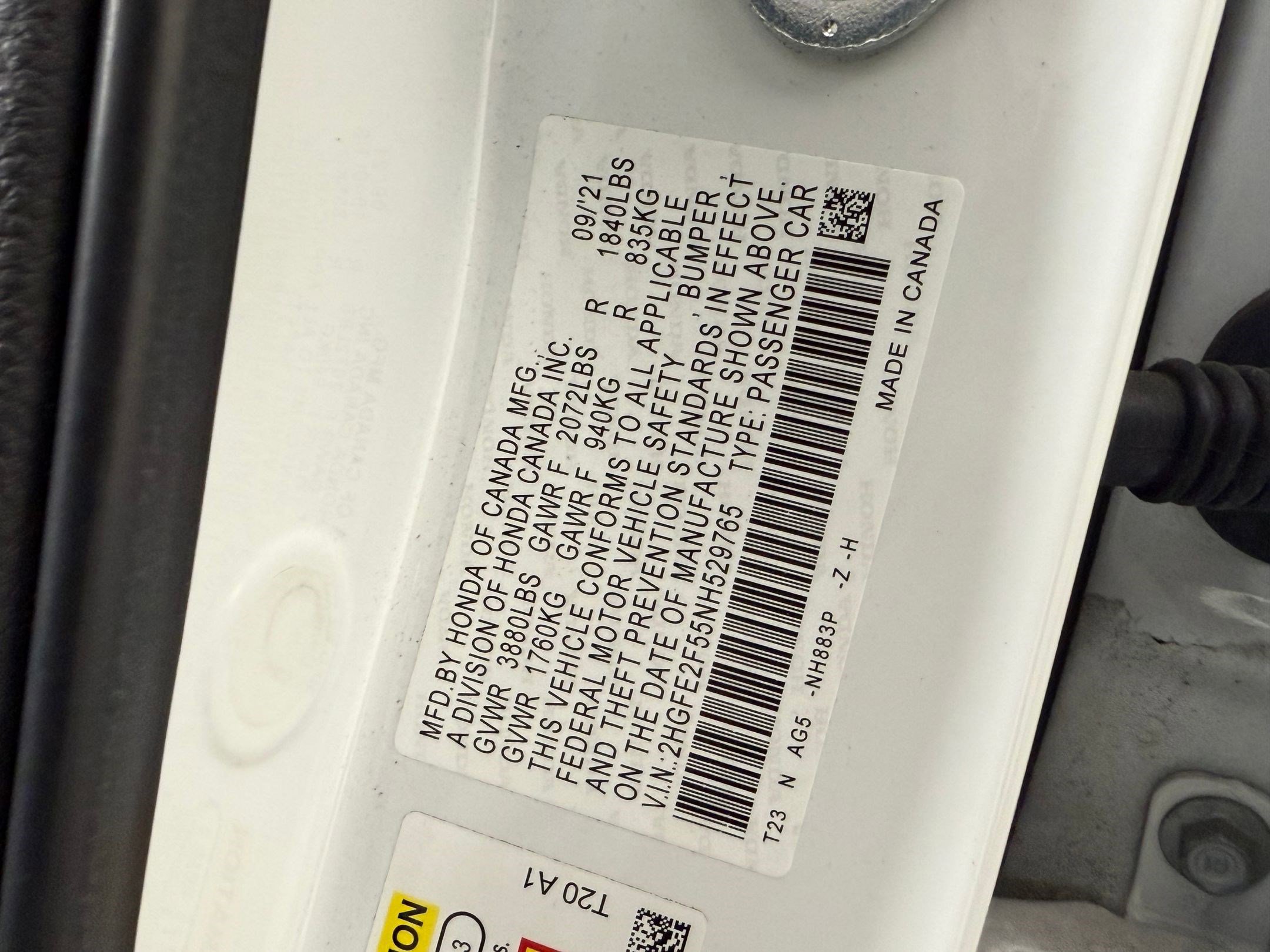 Used 2022 Honda Civic Sport image 19