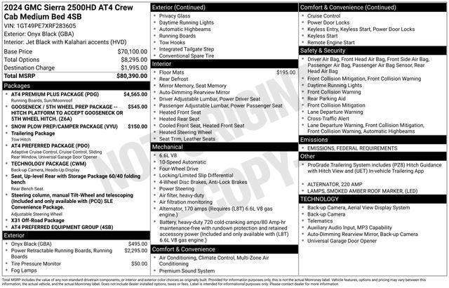 Certified 2024 GMC Sierra 2500 AT4 w/ AT4 Premium Plus Package image 7