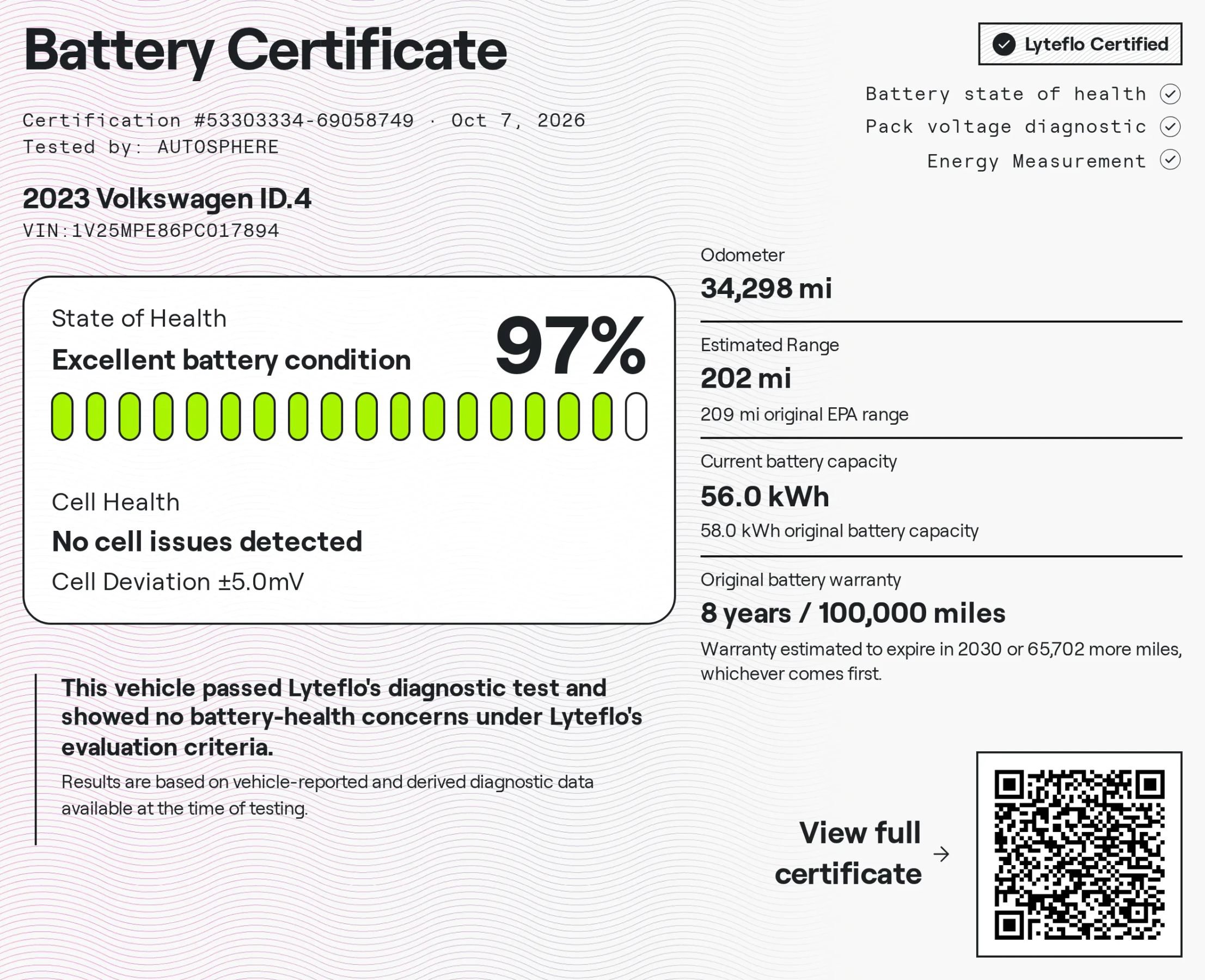 Used 2023 Volkswagen ID.4 S RWD image 2