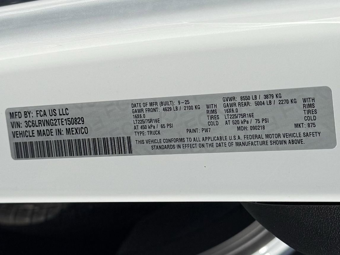 New 2026 RAM ProMaster 1500 w/ Safety Group image 29