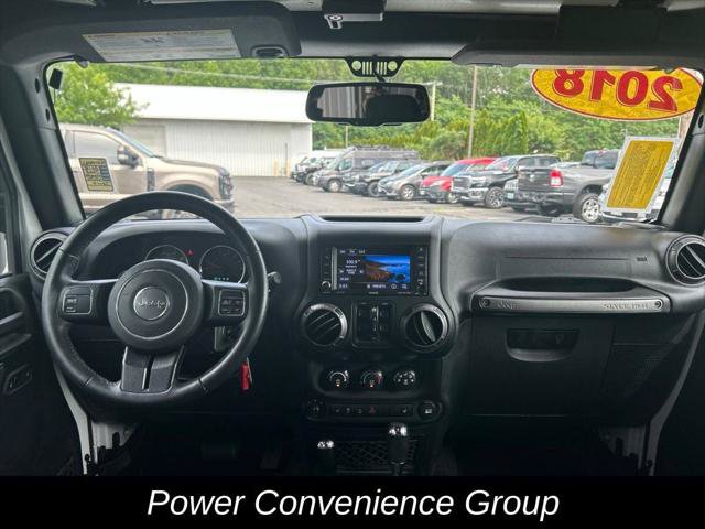 Certified 2018 Jeep Wrangler Unlimited Sport S AWD/4WD image 13