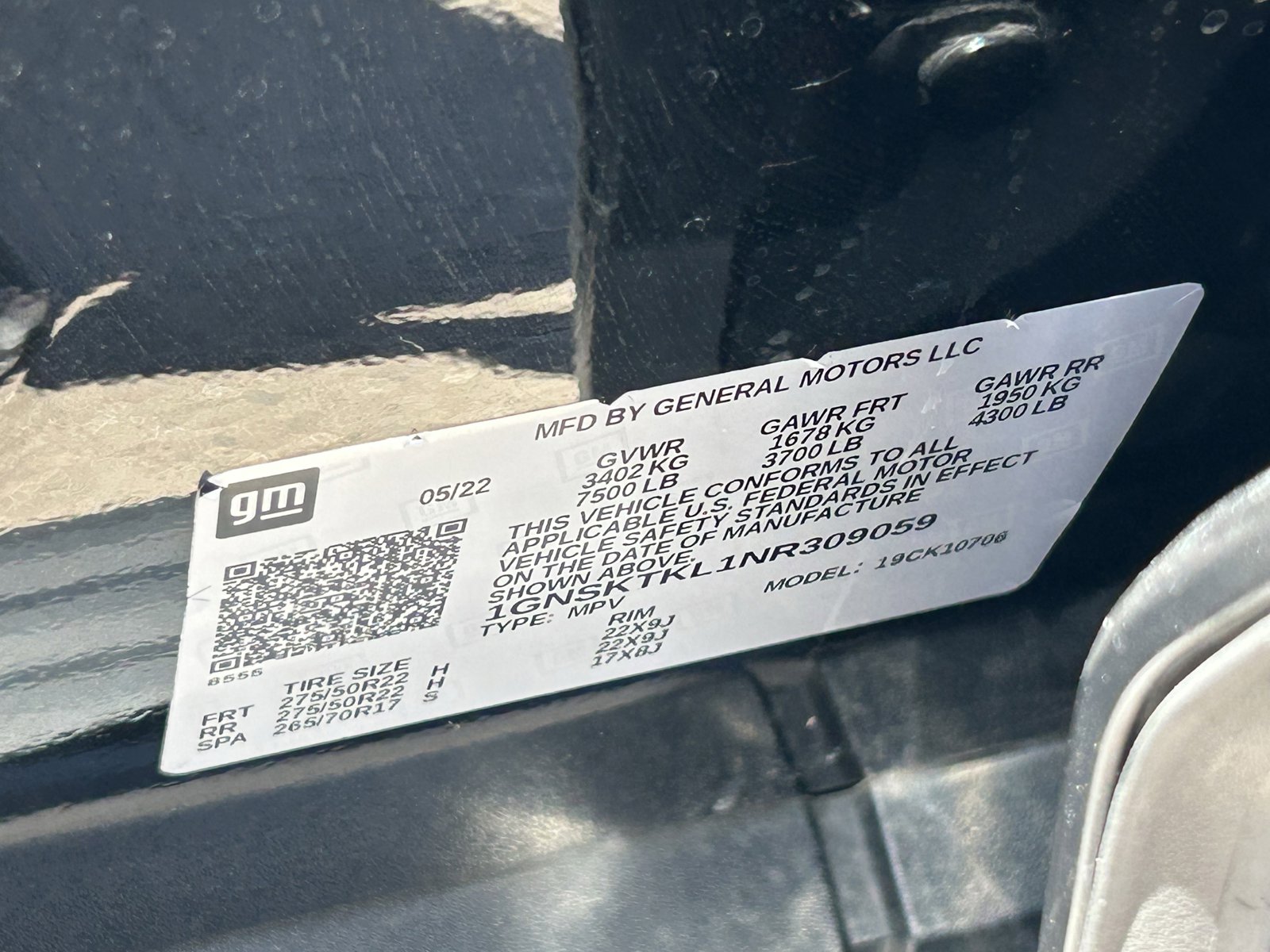 Used 2022 Chevrolet Tahoe High Country AWD/4WD image 16