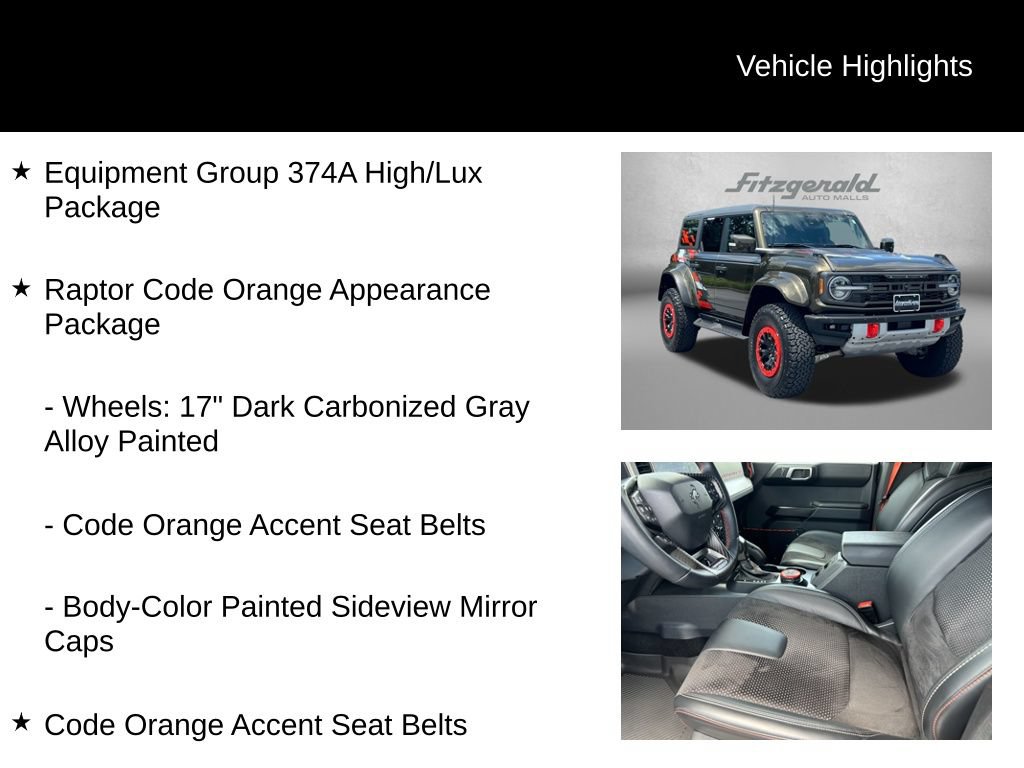 Used 2024 Ford Bronco Raptor AWD/4WD image 9