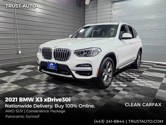 Used 2021 BMW X3 xDrive30i w/ Convenience Package image 1