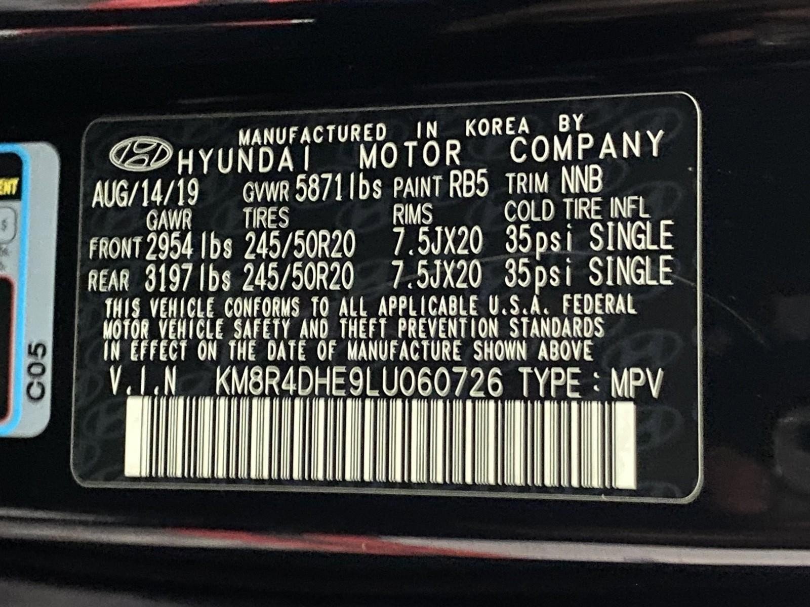 Used 2020 Hyundai Palisade SEL w/ Premium Package image 36