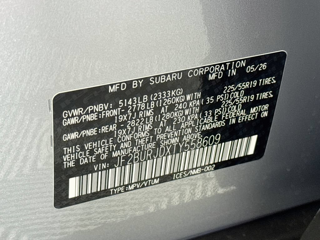 New 2026 Subaru Outback Touring XT AWD/4WD image 34