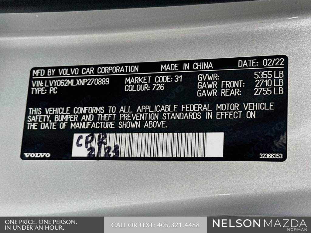 Used 2022 Volvo S90 B6 Inscription w/ Advanced Package AWD/4WD image 33