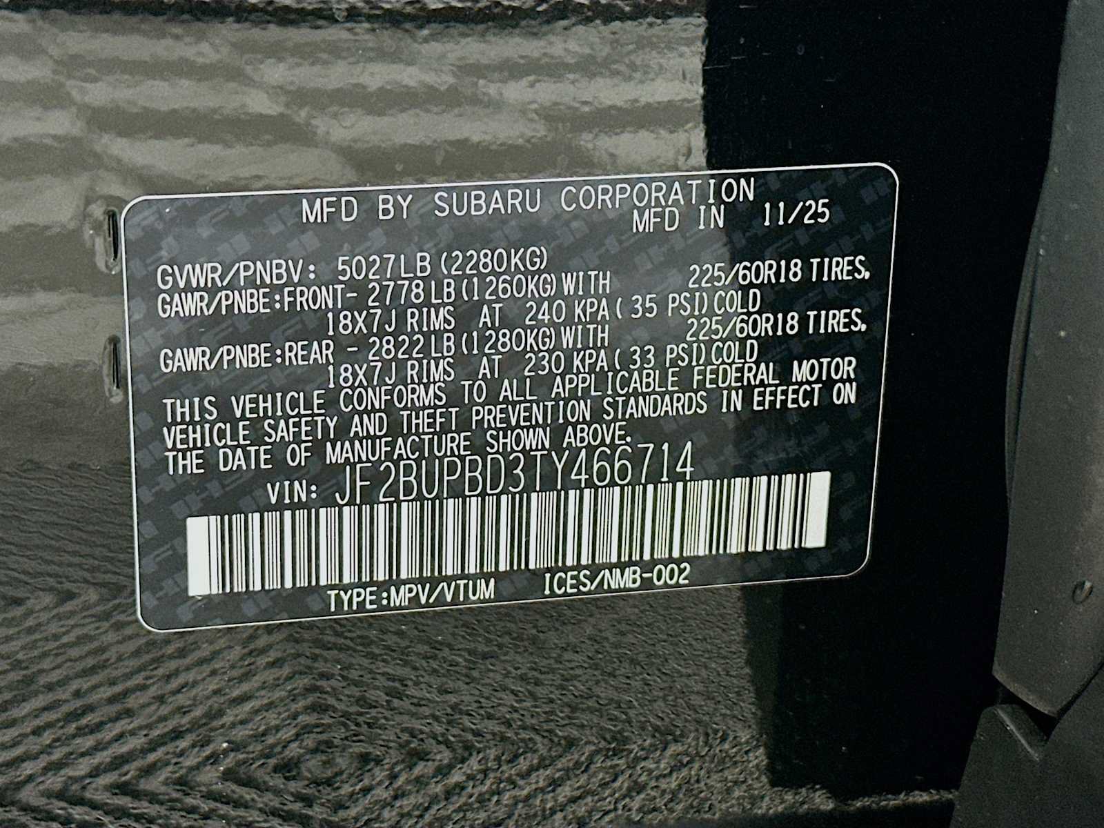 New 2026 Subaru Outback Premium AWD/4WD image 31