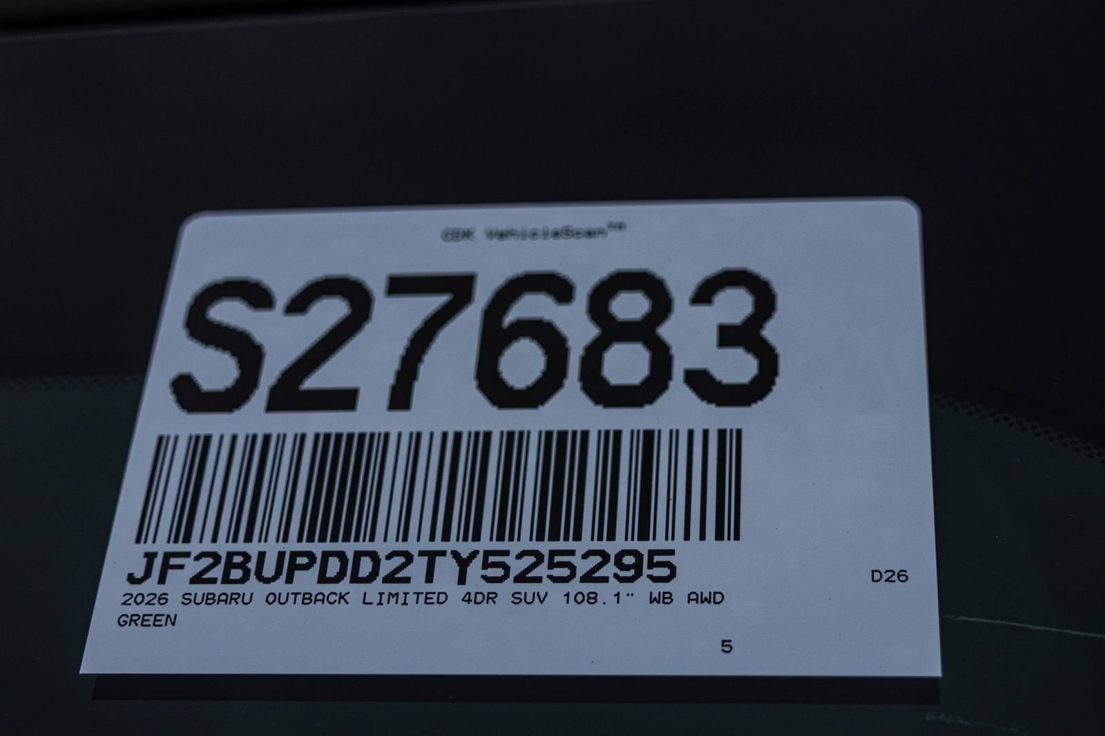 New 2026 Subaru Outback Limited AWD/4WD image 49