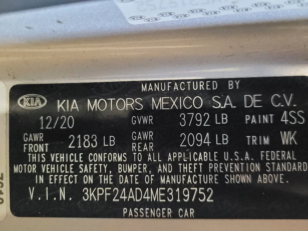 Used 2021 Kia Forte LXS FWD image 33