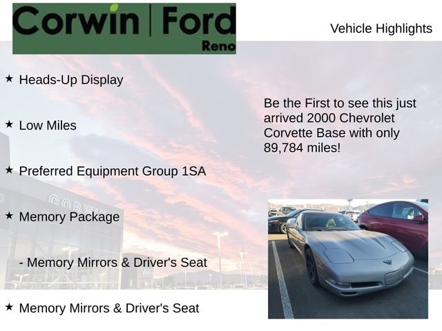 Used 2000 Chevrolet Corvette Coupe w/ Roof Pkg image 4