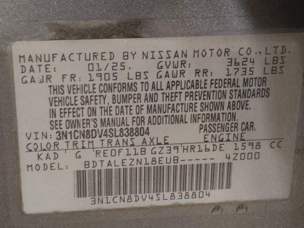 Used 2025 Nissan Versa S FWD image 33