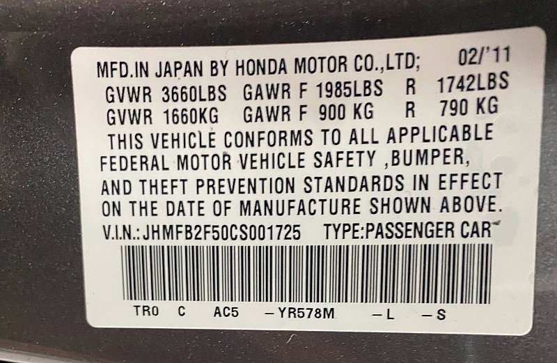 Used 2012 Honda Civic LX image 28