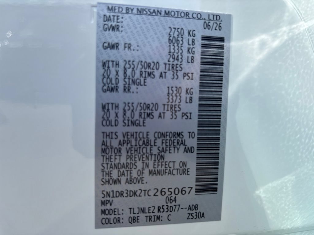 New 2026 Nissan Pathfinder Platinum AWD/4WD image 10