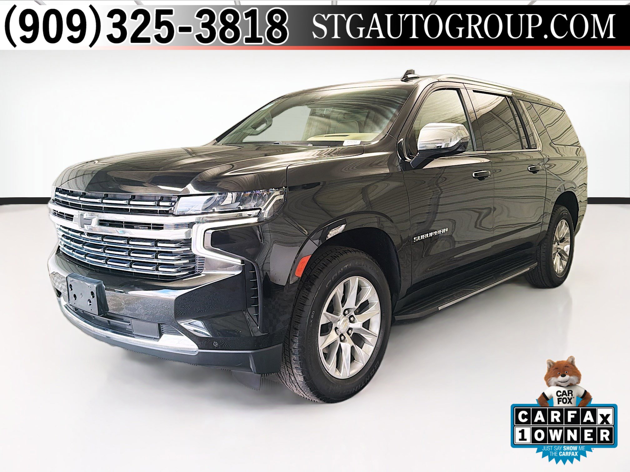 Used 2021 Chevrolet Suburban Premier w/ Premium Package RWD image 1